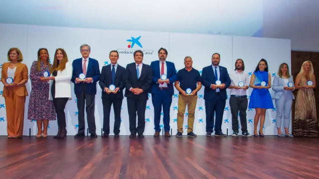 Todos los galardonados en el CaixaForum de Madrid