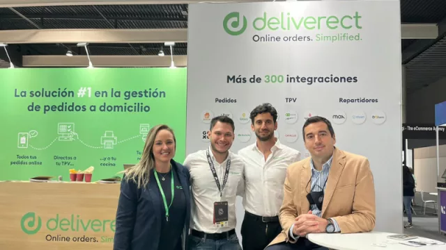 Equipo de Deliverect en la feria Alimentaria y Hosteco 2022 de Barcelona