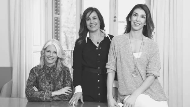 Las tres socias de NAZCA: Jessica Perramón, Celia Pérez-Beato y Catalina Chalbaud