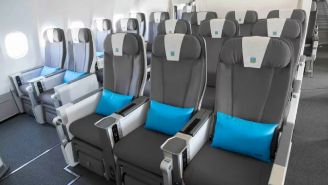 La aerolínea ofrece una experiencia a bordo personalizada