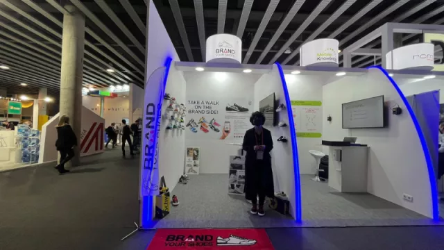 Stand de BrandYourShoes en el MWC