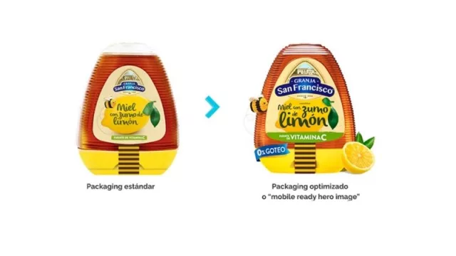 Los diseños de los envases están pensados para el mundo físico, pero no se ven bien online (Optopus tiene la solución)