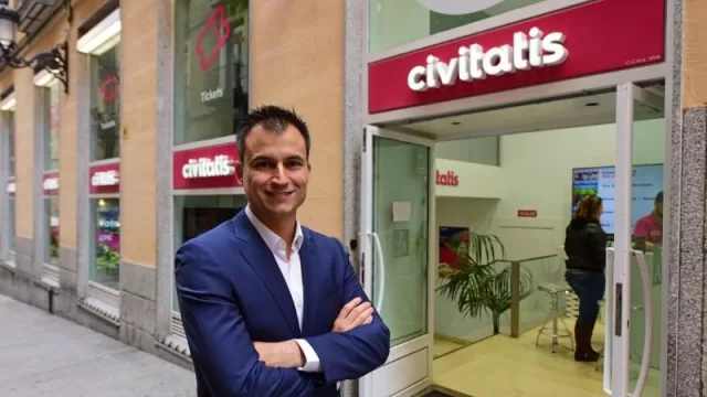 Alberto Gutiérrez, fundador y CEO de Civitatis: espera un 2022 con récord de ventas.