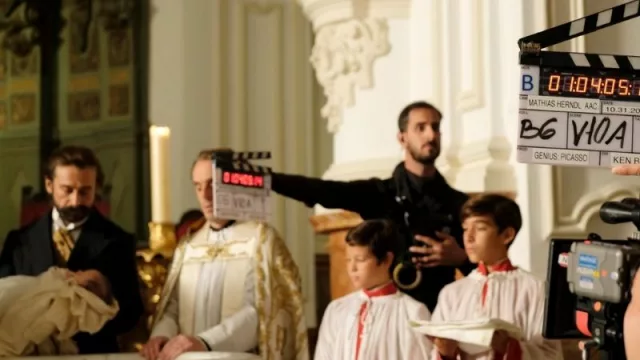 Rodaje de "Genius Picasso" de National Geographic en 2017