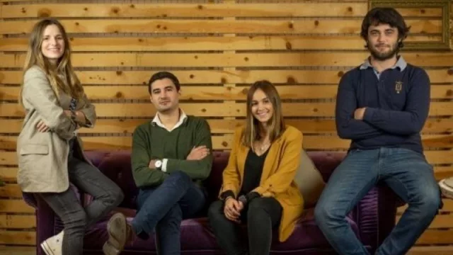 De der. a izq.: David Peris-Mencheta, Ariadna Valls, Raimon Recoder y Olga Barbosa, los organizadores del Barcelona Startup Congress.