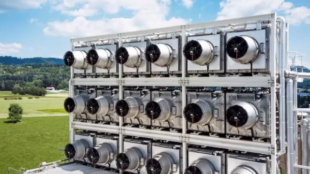 Cómo usar ventiladores para extraer miles de toneladas de CO₂ de la atmósfera