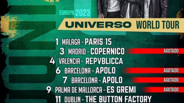 Arrancó en Málaga la gira europea de La K'onga (la banda cordobesa trae el cuarteto a España)