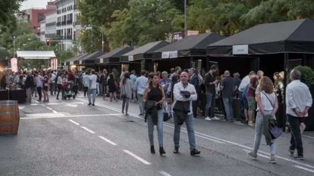 Castilla y León se roba el protagonismo en la fiesta de la vendimia de la Milla de Oro madrileña