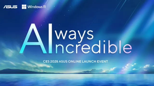 Asus anuncia el evento online Always Incredible, donde presentará todas sus novedades para el CES 2025