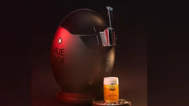 Estrella Galicia presenta Huebox, un dispositivo innovador para disfrutar de la cerveza en casa