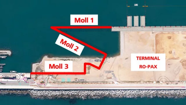 El Puerto de Barcelona adjudica por 54,7 millones de euros las obras que completarán el muelle Adossat
