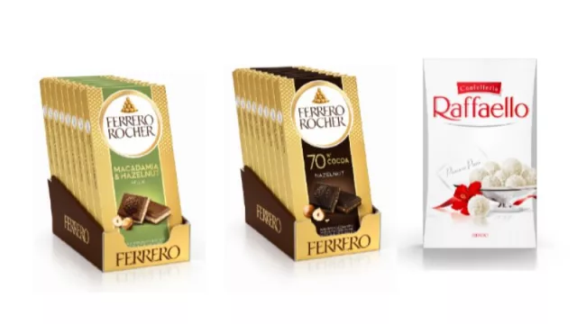 Ferrero presenta novedades en sus tabletas y bombones icónicos
