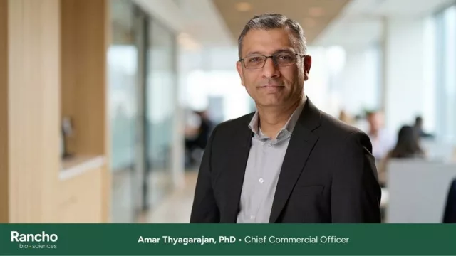 Rancho BioSciences nombra formalmente a Amar Thyagarajan como Chief Commercial Officer