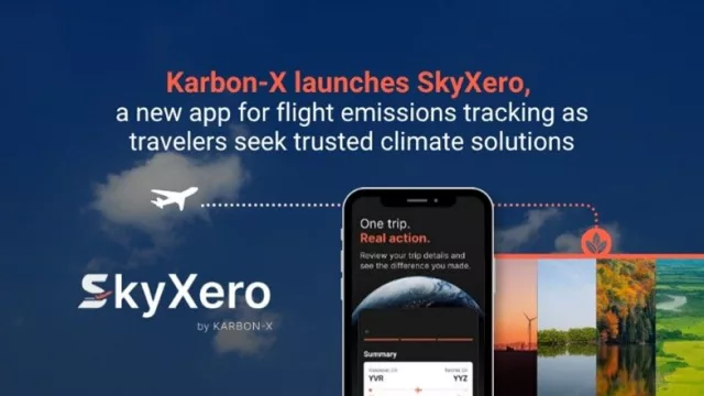 Karbon-X lanza SkyXero, una nueva aplicación para el seguimiento de emisiones de vuelos 