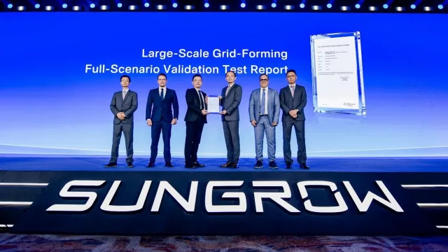 Black start en menos de 20 segundos: TÜV certifica por segunda vez la capacidad de grid forming de los sistemas ESS de Sungrow