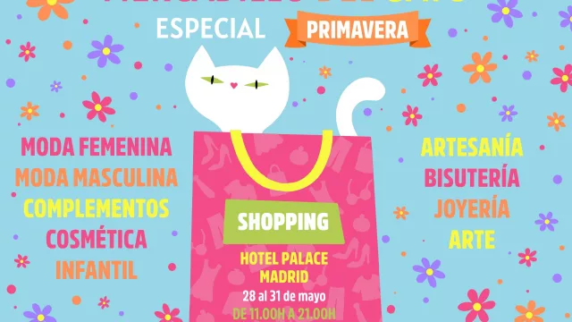 El Mercadillo del Gato vuelve al Hotel Palace de Madrid en primavera