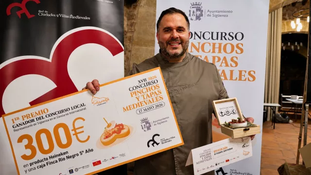 Rubén Urbano revalida el título de Chef Medieval seguntino con 'Evolución'