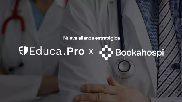 Educa.Pro acerca su plataforma al talento sanitario de BookaHospi