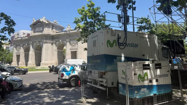 Telefónica refuerza su red en Madrid, Cataluña y Canarias por la visita del Papa como colaborador tecnológico.