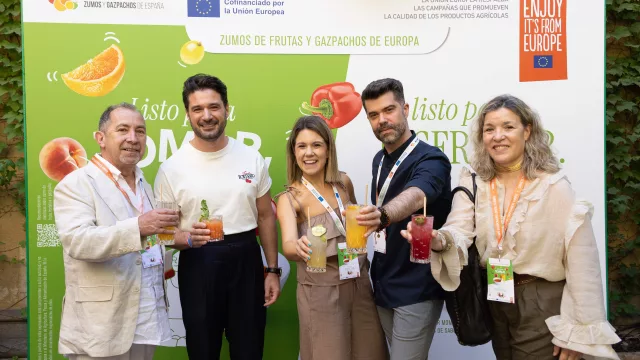 Los zumos y gazpachos europeos ponen en valor su contribución en una alimentación variada y equilibrada