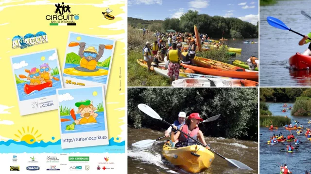 El río Alagón se prepara para su gran fiesta del turismo activo: emoción, agua y aventura para toda la familia