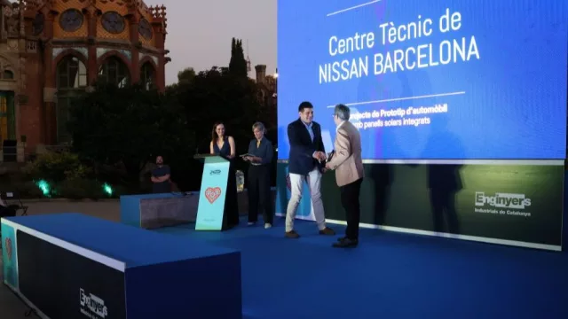 Nissan recibe el Premio a la Innovación de la Diada dels Enginyers por un prototipo solar desarrollado en Barcelona
