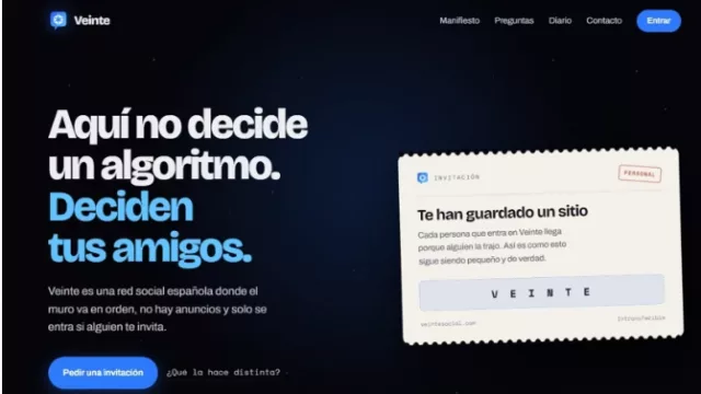 Así es VeinteSocial, la nueva red social española sin algoritmos ni publicidad que busca ofrecer un espacio real