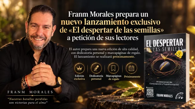 Franm Morales prepara un nuevo lanzamiento exclusivo de "El despertar de las semillas" a petición de sus lectores